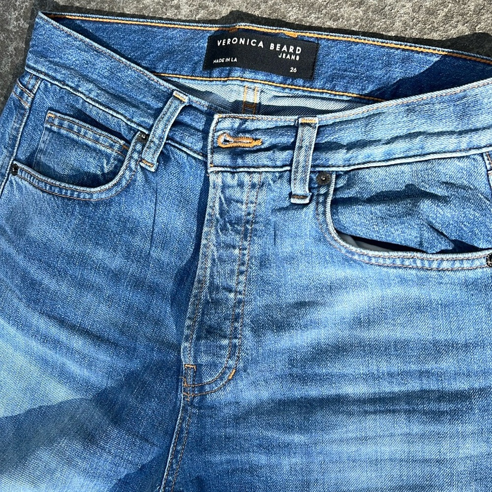 Veronica Beard button fly jeans